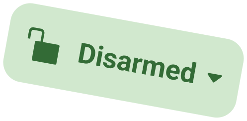 Disarmed status
