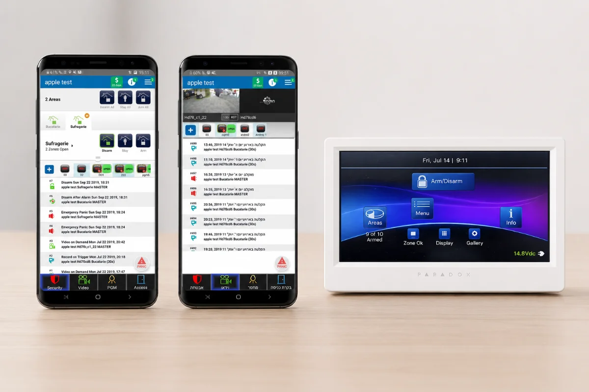 The legacy end-user experience — keypad, codes, indicator lights
