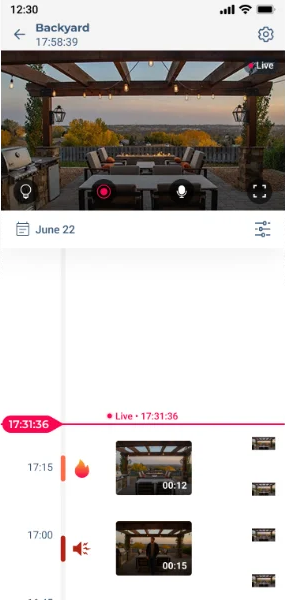 Cameras screenshot