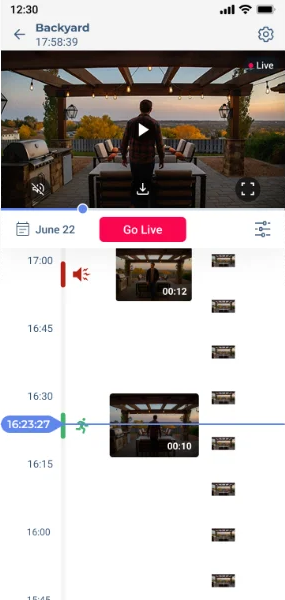 Timeline screenshot