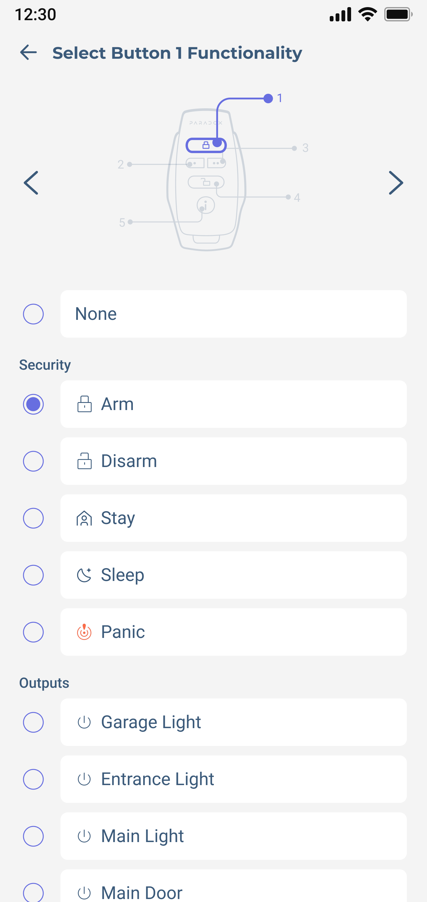First iteration screen 4